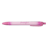 Stylo Noir Nom de script personnalisé Modèle de Parties scint (Bas)