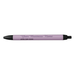 Stylo Noir Nom de votre entreprise Site Web Téléphone Personn