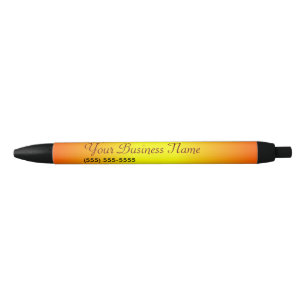 Stylo Noir Nom de votre entreprise Site Web Téléphone Personn