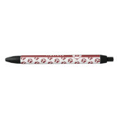 Stylo Noir nom des filles garçons de l'esprit d'équipe de vol (Devant)