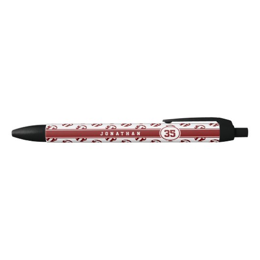 Stylo Noir nom des filles garçons de l'esprit d'équipe de vol (Haut)