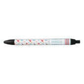 Stylo Noir Nom du Motif Médicale Monogram Nurse (Devant)