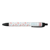 Stylo Noir Nom du Motif Médicale Monogram Nurse (Bas)