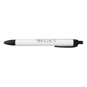 Stylo Noir Nom Megan (Bas)