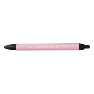 Stylo Noir Nom moderne de calligraphie
