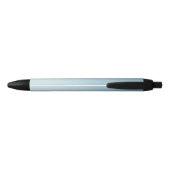 Stylo Noir Nom personnalisé moderne Dégradé bleu (Dos)