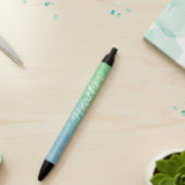 Stylo Noir Nom Plutôt Personnalisé Ombre Parties scintillant