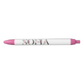 Stylo Noir Nom Sofia.Mon nom est Sofia (Devant)