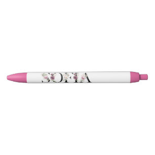 Stylo Noir Nom Sofia.Mon nom est Sofia