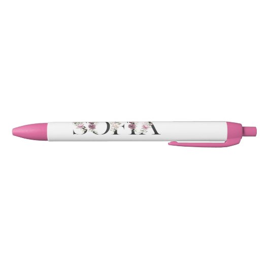Stylo Noir Nom Sofia.Mon nom est Sofia (Bas)