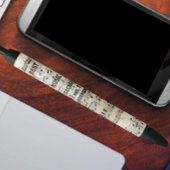 Stylo Noir Notes musicales du meilleur professeur de musique