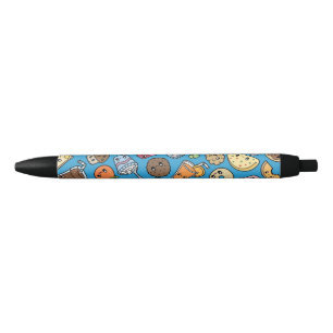 Stylo Noir Nourriture de petit déjeuner mignonne