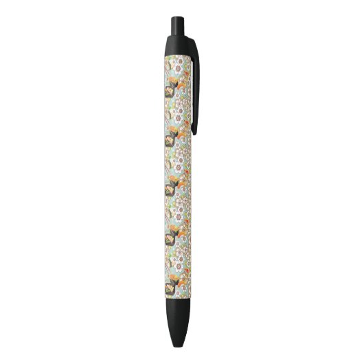 Stylo Noir Nourriture japonaise : Motif 4 de sushi (Bas (Vertical))