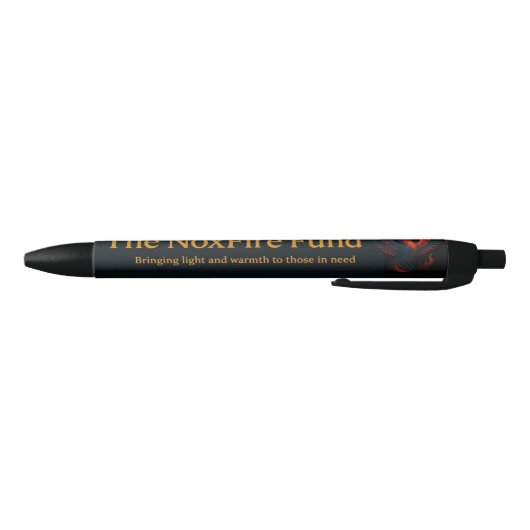 Stylo Noir NoxFire Fund Pen- Write with style! (Bas)