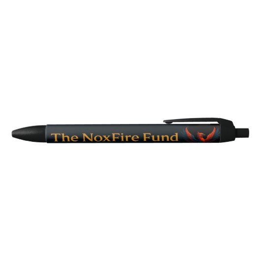 Stylo Noir NoxFire Fund Pen- Write with style! (Haut)