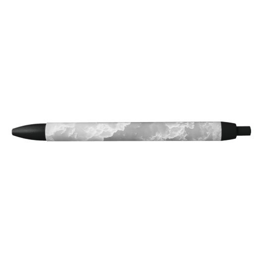 Stylo Noir Nuages blancs, Graphiques météorologiques, Clipart (Devant)