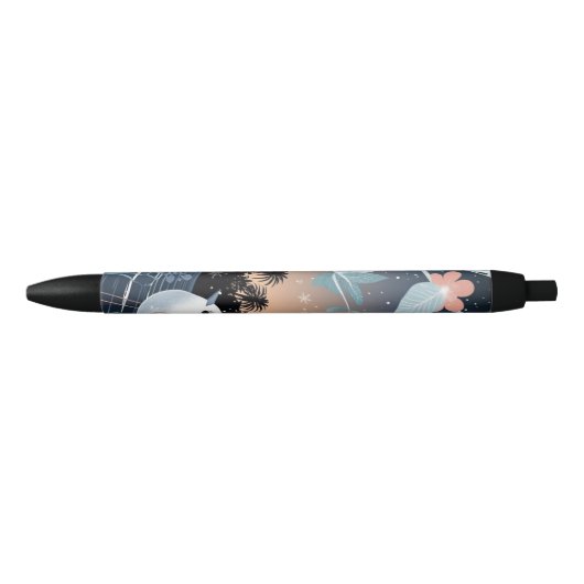 Stylo Noir Nuits d'été en Grèce (Devant)