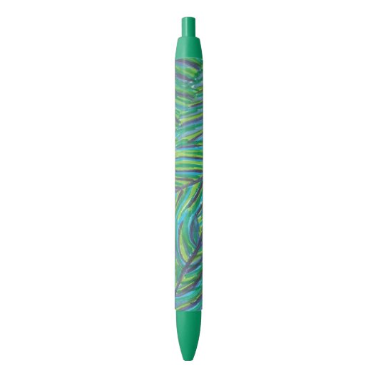 Stylo Noir Nuits tropicales luxuriantes (devant Vertical)