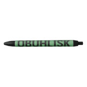 Stylo Noir OBUHLISER Focus Flou VERT (Devant)