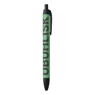 Stylo Noir OBUHLISER Focus Flou VERT