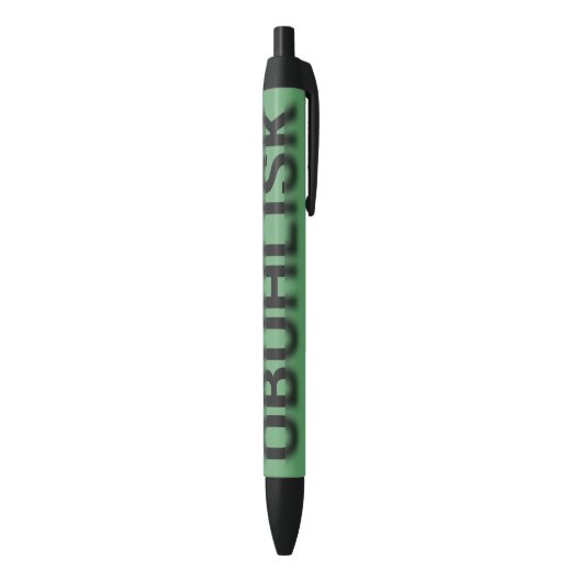 Stylo Noir OBUHLISER Focus Flou VERT (Bas (Vertical))