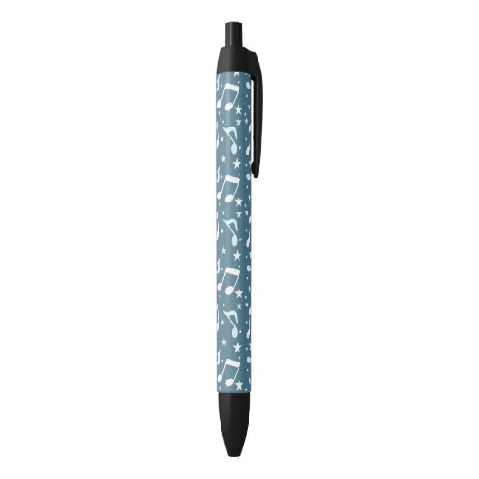 Stylo Noir Océan de musique modelé (Bas (Vertical))