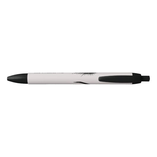 Stylo Noir OEil avec de longs cils extension marque (Dos)