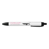 Stylo Noir OEil avec oeil, ouverture de la marque (Bas)