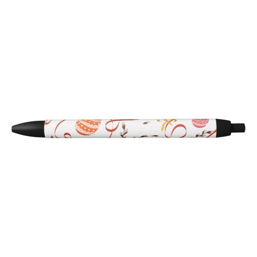 Stylo Noir Oeuf Pâques mignon, Vacances Pâques, Hommes Femmes (Devant)