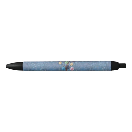 Stylo Noir Oeufs de Pâques (Devant)