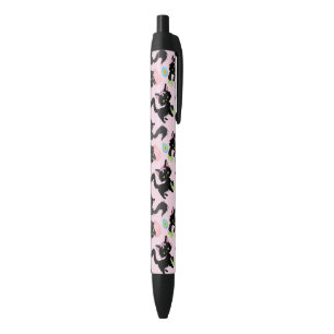 Stylo Noir Œufs de Pâques Chat Noir Animal de Compagnie Amate