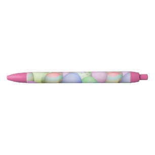 Stylo Noir OEufs de Pâques colorés Arrière - plan