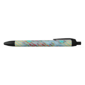 Stylo Noir Oeuvre Abstraite (Haut)