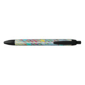 Stylo Noir Oeuvre Abstraite (Dos)