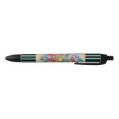 Stylo Noir Oeuvre Abstraite (Bas)