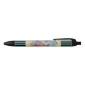 Stylo Noir Oeuvre Abstraite (Haut)