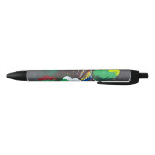 Stylo Noir Œuvre d'art faite main - Papillon Bolssom (Bas)
