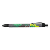 Stylo Noir Œuvre d'art faite main - Papillon Bolssom (Haut)