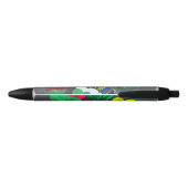 Stylo Noir Œuvre d'art faite main - Papillon Bolssom (Dos)