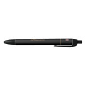 Stylo Noir OEuvre numérique Monogramme Star (Bas)