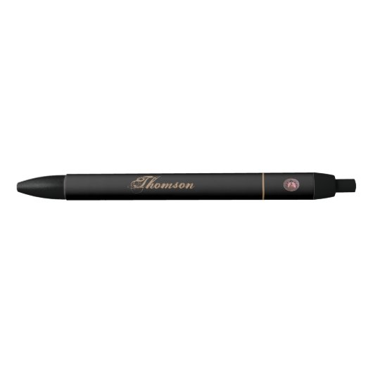 Stylo Noir OEuvre numérique Monogramme Star (Devant)