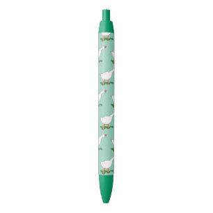 Stylo Noir oie de la ferme blanche