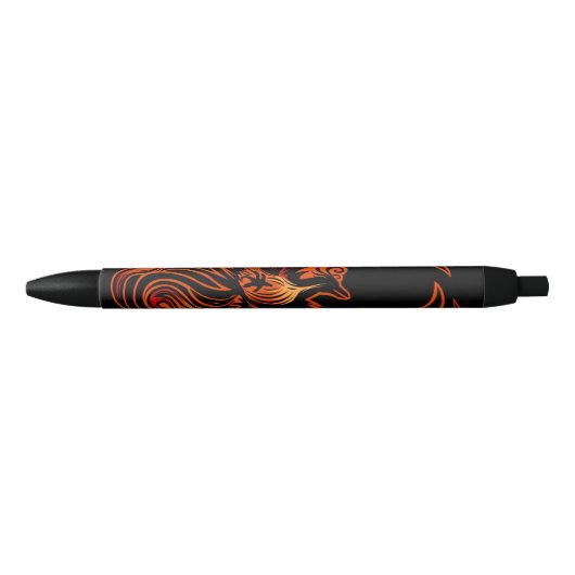 Stylo Noir Oiseau De Feu (Devant)