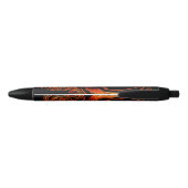 Stylo Noir Oiseau De Feu (Dos)