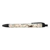 Stylo Noir Oiseaux sur une branche (Haut)