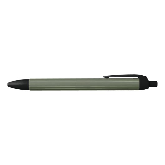 Stylo Noir Olive Pinstripes (Haut)