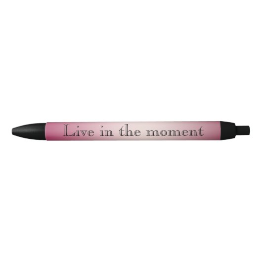 Stylo Noir Ombre blanche rose (Devant)