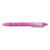Stylo Noir Ombre rose scintillant (Bas)