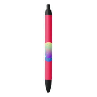 Stylo Noir Ombre unicorne avec gratitude