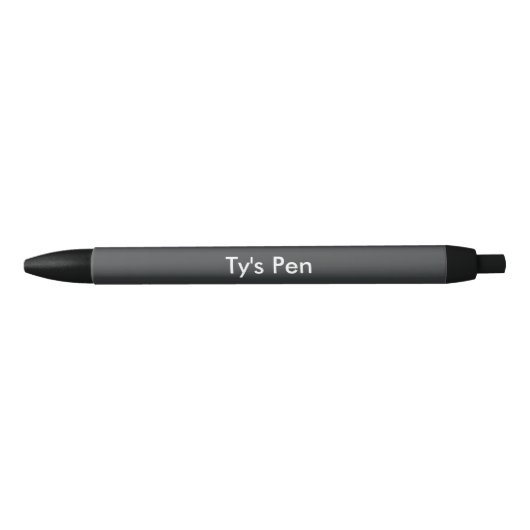 Stylo Noir Onyx personnalisé (Devant)